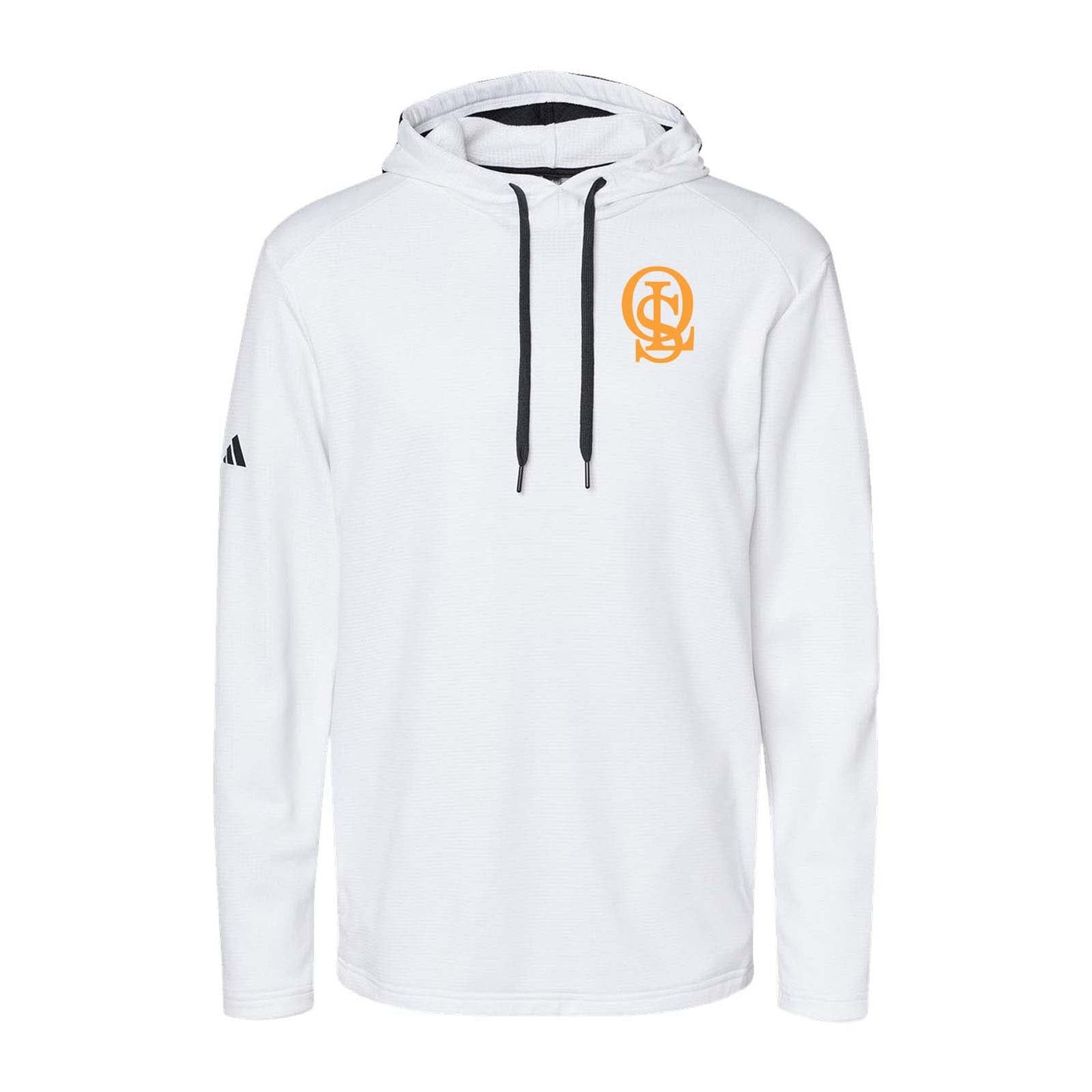 OLS Adidas - Textured Mixed Media Hooded Sweatshirt Embroidery - Mato & Hash