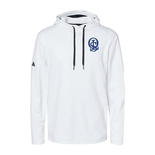 OLS Adidas - Textured Mixed Media Hooded Sweatshirt Embroidery - Mato & Hash