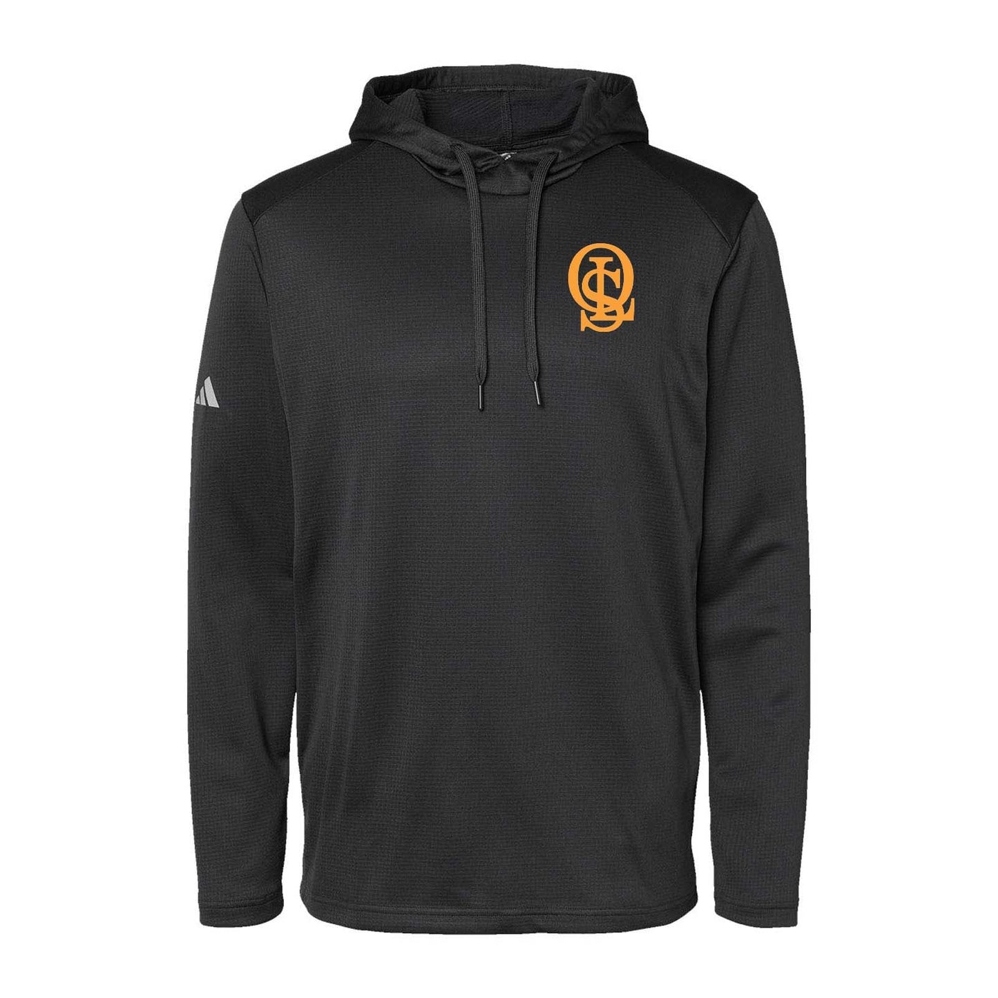OLS Adidas - Textured Mixed Media Hooded Sweatshirt Embroidery - Mato & Hash