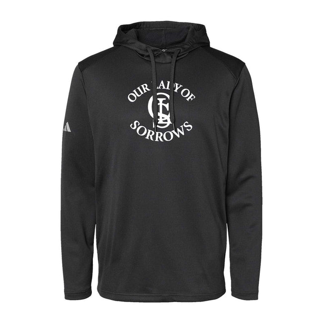 OLS Spiritmark Adidas Textured Mixed Media Hoodie