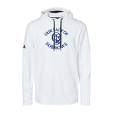 OLS Adidas - Textured Mixed Media Hooded Sweatshirt Printed - Mato & Hash