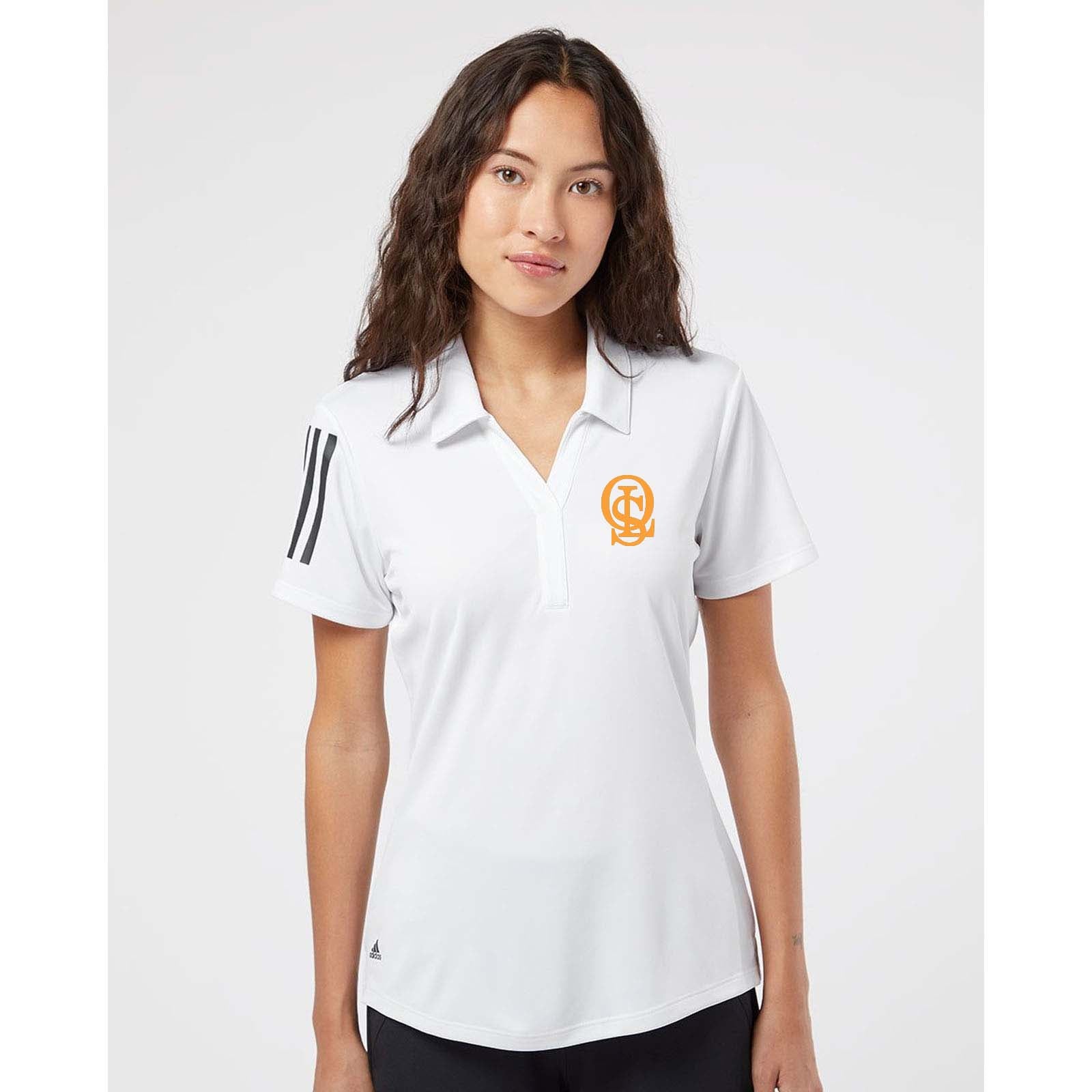 OLS Adidas - Women's Floating 3-Stripes Polo Embroidery - Mato & Hash