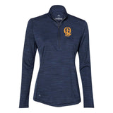 OLS Adidas - Women's Lightweight Melange Quarter-Zip Pullover Embroidery - Mato & Hash