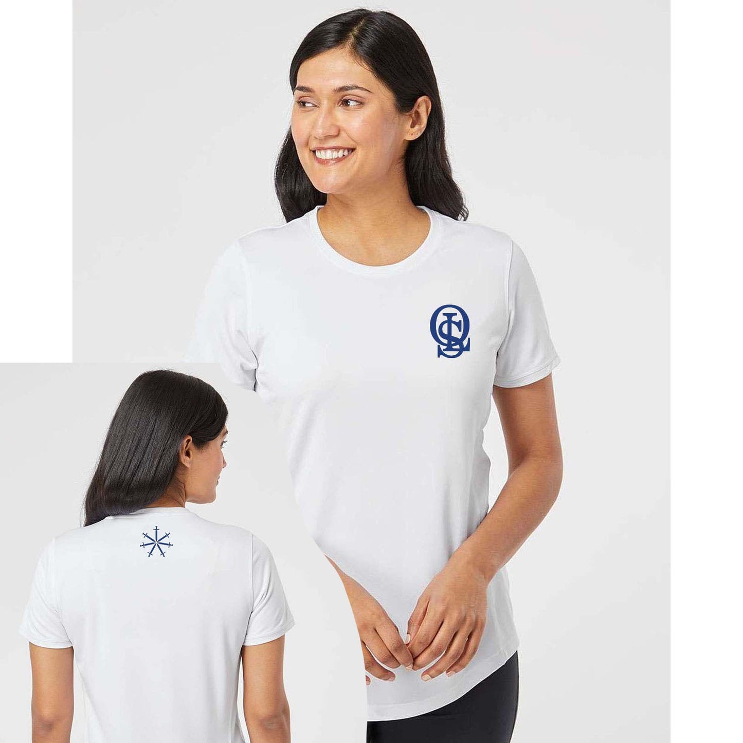 OLS Adidas - Women's Sport T-Shirt Printed and Back Print - Mato & Hash