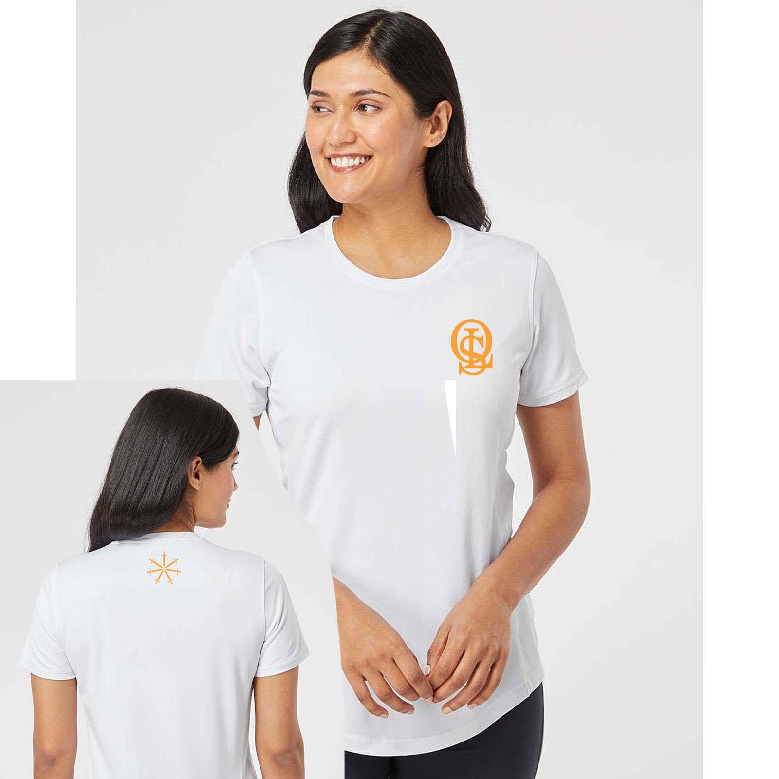 OLS Adidas - Women's Sport T-Shirt Printed and Back Print - Mato & Hash