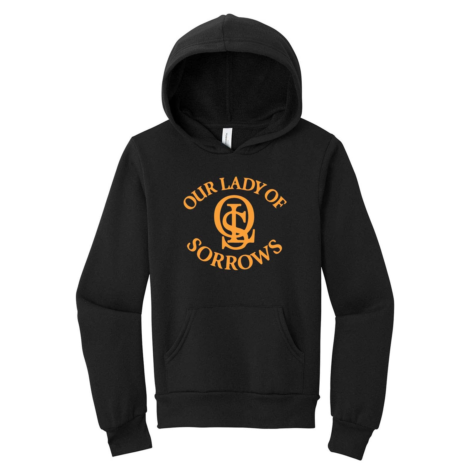 OLS Bella + Canvas Youth Cotton/Polyester Fleece Hooded Sweatshirt Printed - Mato & Hash