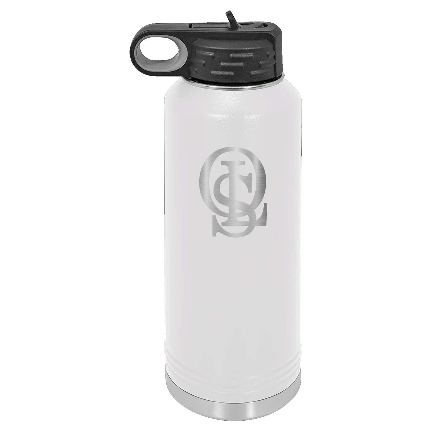 OLS Laser Engraved 32oz Water Bottle with Flip Lid - Mato & Hash