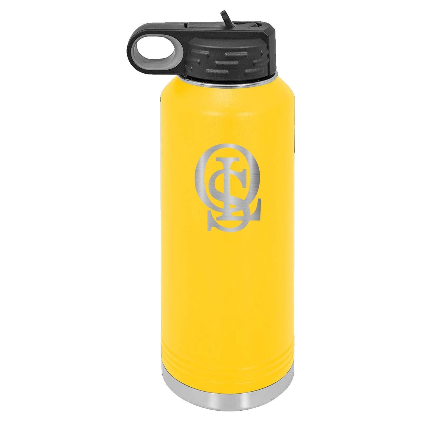 OLS Laser Engraved 32oz Water Bottle with Flip Lid - Mato & Hash