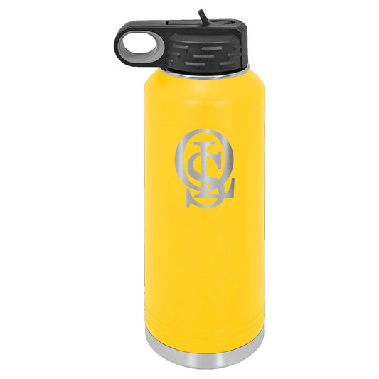 OLS Laser Engraved 32oz Water Bottle with Flip Lid - Mato & Hash
