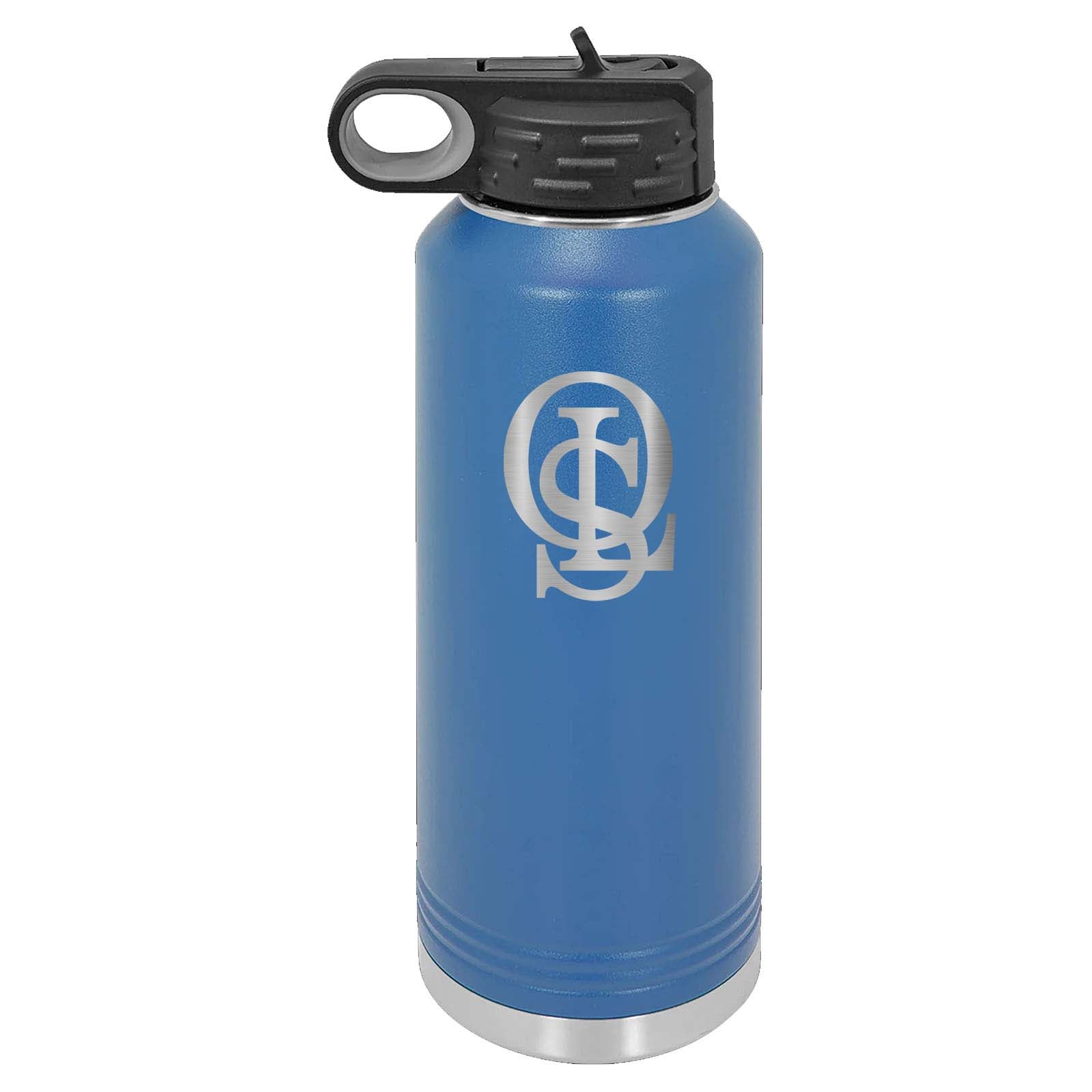 OLS Laser Engraved 32oz Water Bottle with Flip Lid - Mato & Hash