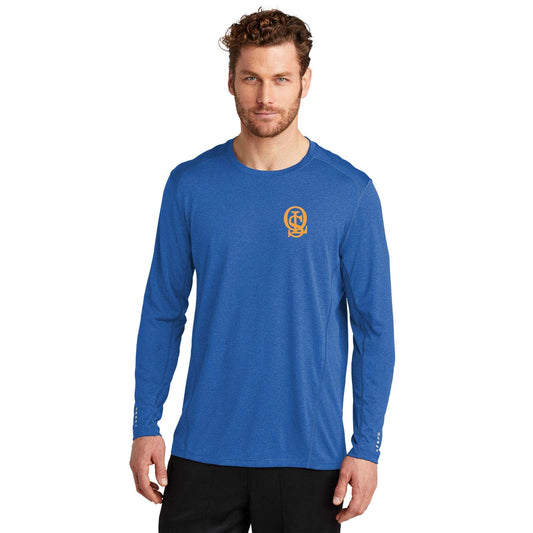 OLS OGIO® ENDURANCE Long Sleeve Pulse Crew Embroidery - Mato & Hash