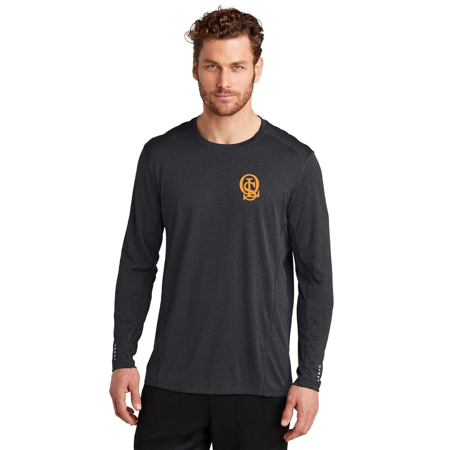 OLS OGIO® ENDURANCE Long Sleeve Pulse Crew Embroidery - Mato & Hash
