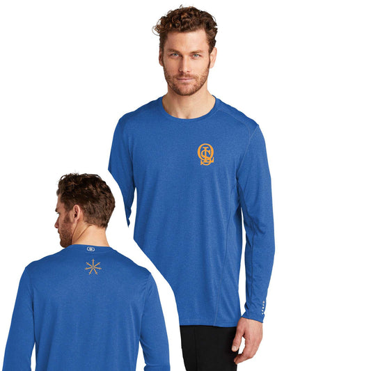 OLS OGIO® ENDURANCE Long Sleeve Pulse Crew Printed and Back Print - Mato & Hash