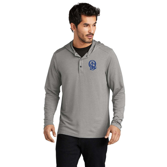 OLS OGIO® Luuma Flex Hooded Henley Embroidery - Mato & Hash