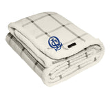 OLS Port Authority ® Flannel Sherpa Blanket Embroidery - Mato & Hash