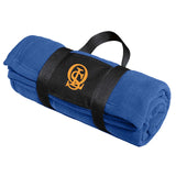 OLS Port Authority® Fleece Blanket with Carrying Strap Embroidery
