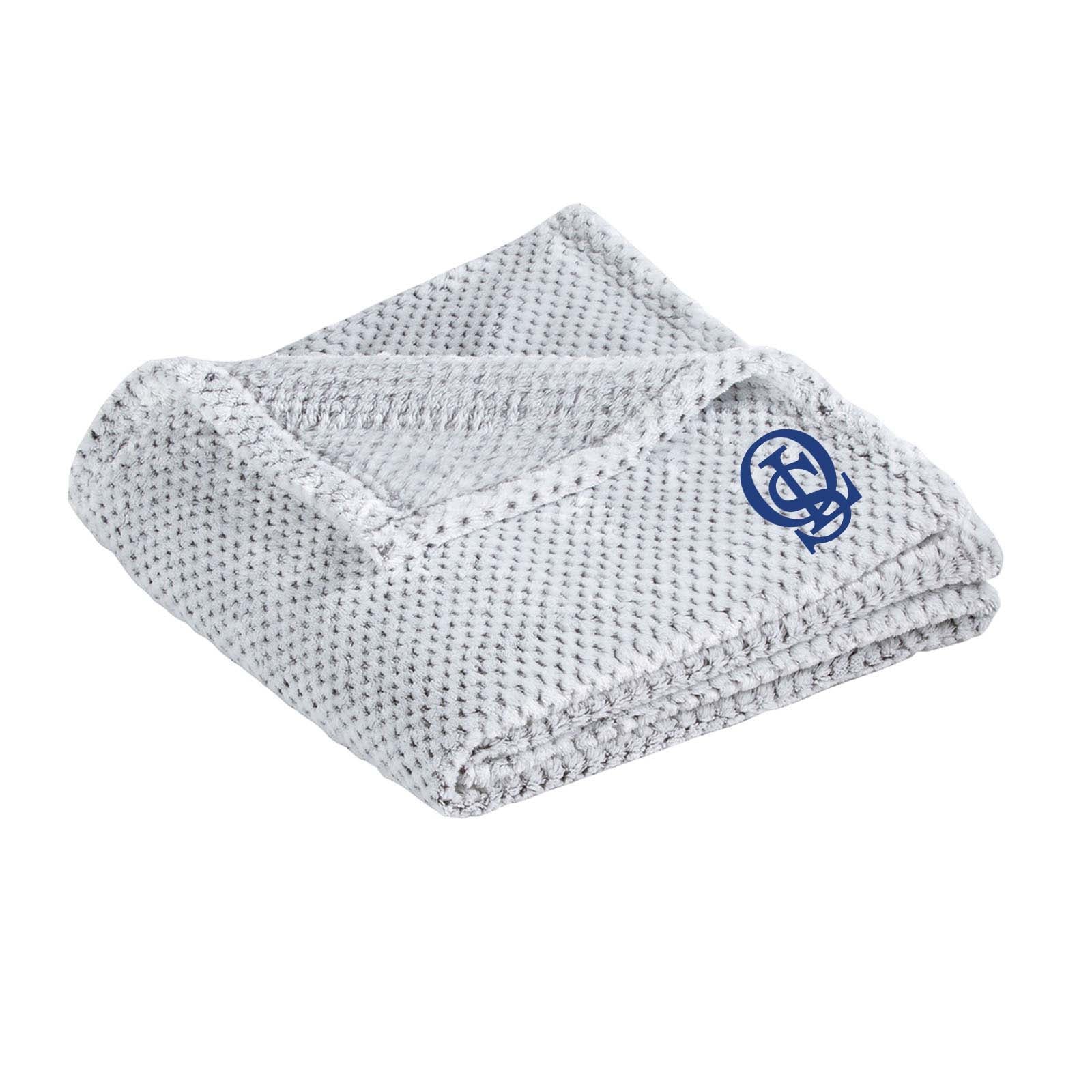 OLS Port Authority ® Plush Texture Blanket Embroidery - Mato & Hash