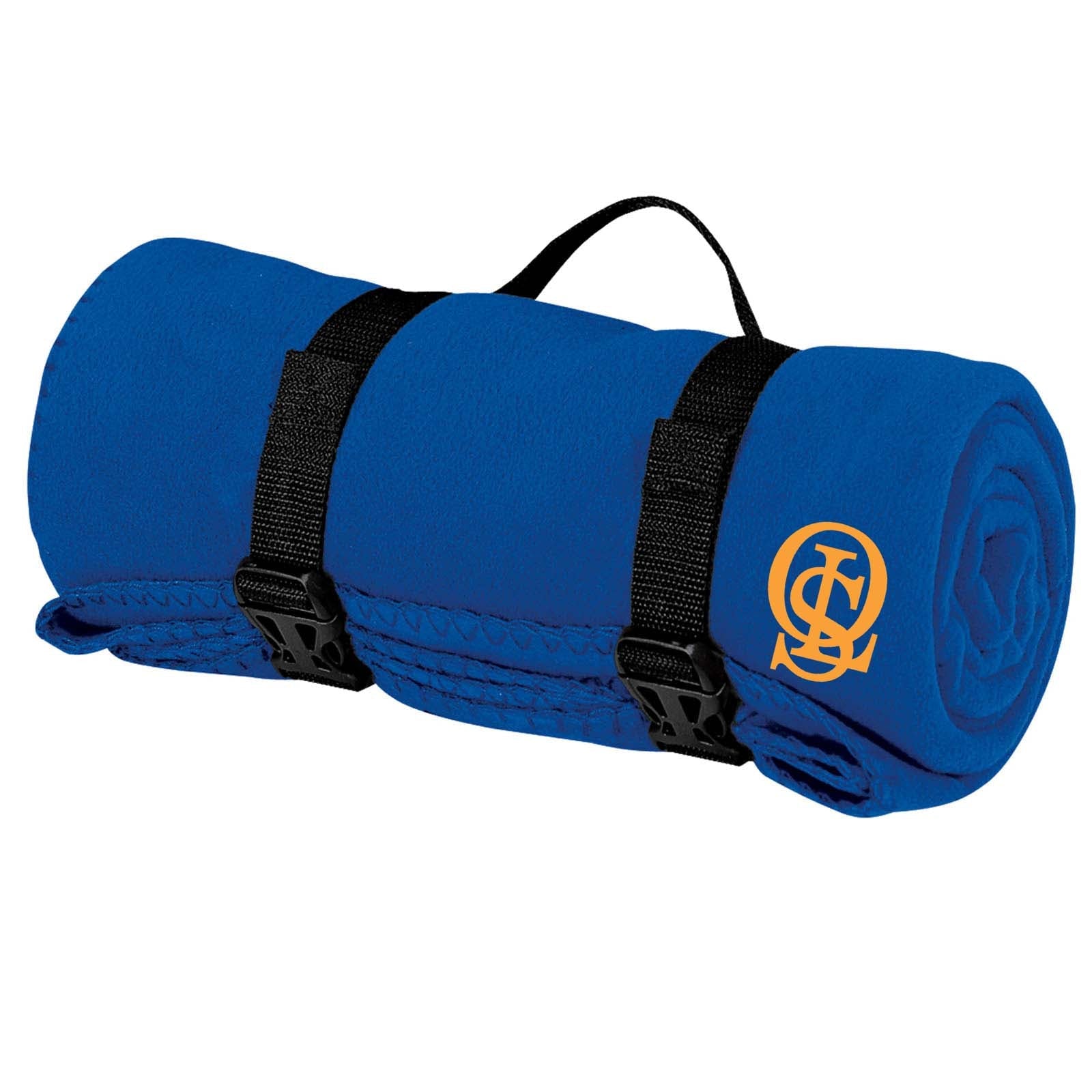 OLS Port Authority® - Value Fleece Blanket with Strap Embroidery - Mato & Hash
