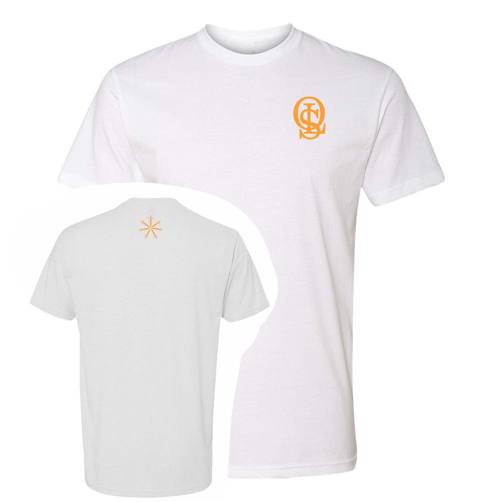 OLS Unisex Blended Custom T-Shirt Printed and Back Print - Mato & Hash