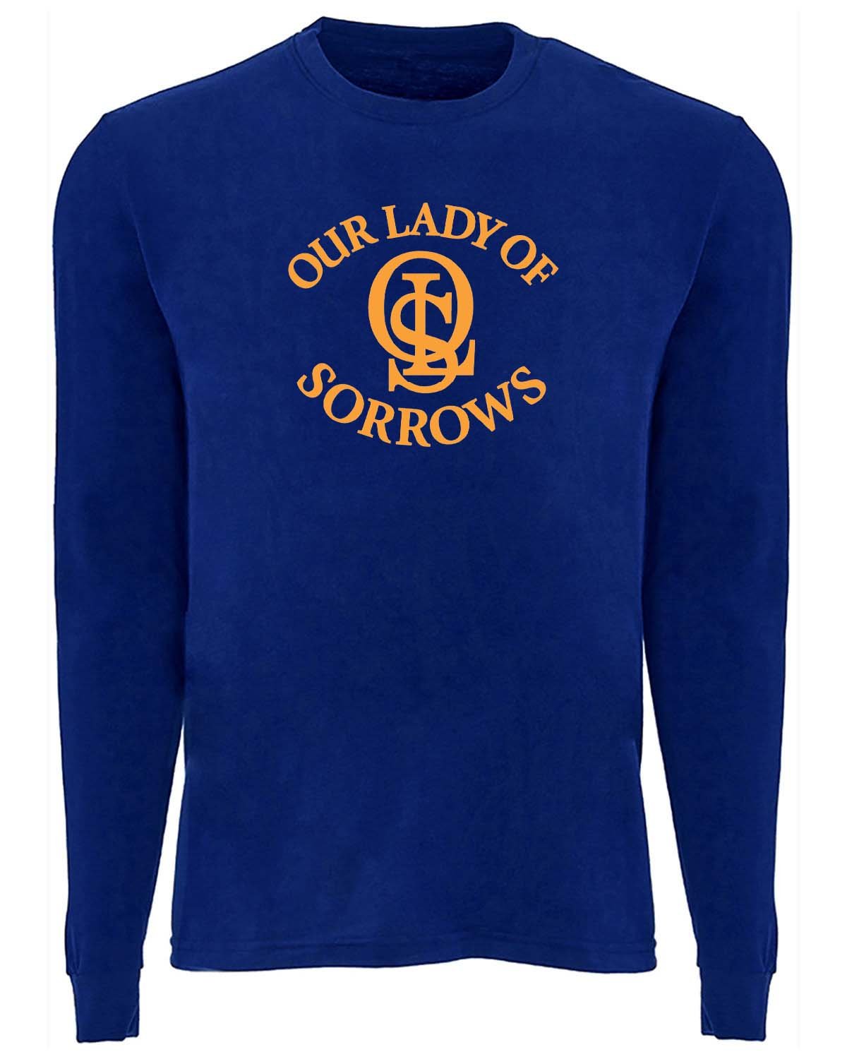 OLS Unisex Blended Long Sleeve T-Shirt Printed - Mato & Hash