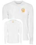 OLS Unisex Blended Long Sleeve T-Shirt Printed and Back Print - Mato & Hash