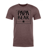 Papa Bear Paw Print Unisex T Shirts