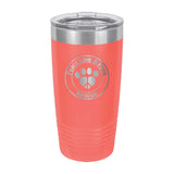 Peace Love & Paws Rescue Custom Engraved Matte Tumbler 20 oz. - Mato & Hash