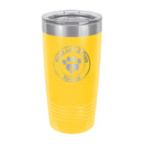 Peace Love & Paws Rescue Custom Engraved Matte Tumbler 20 oz. - Mato & Hash