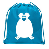 Penguin Mini Polyester Drawstring Bag - Mato & Hash