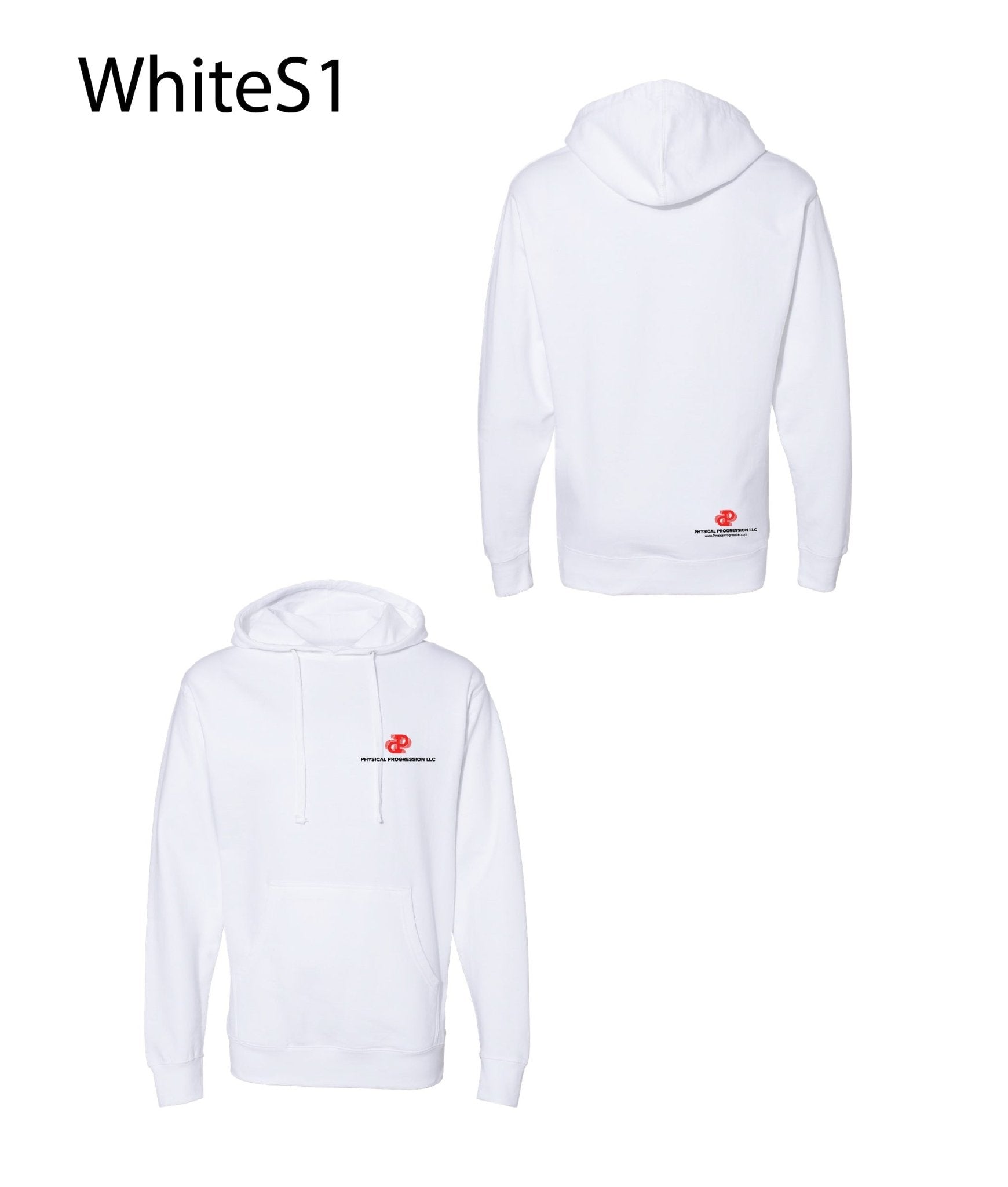 Physical Progression Design WhiteS1 Hoodie - Mato & Hash