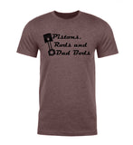 Pistons, Rods and Dad Bods - Classic Car Text - Unisex T Shirts