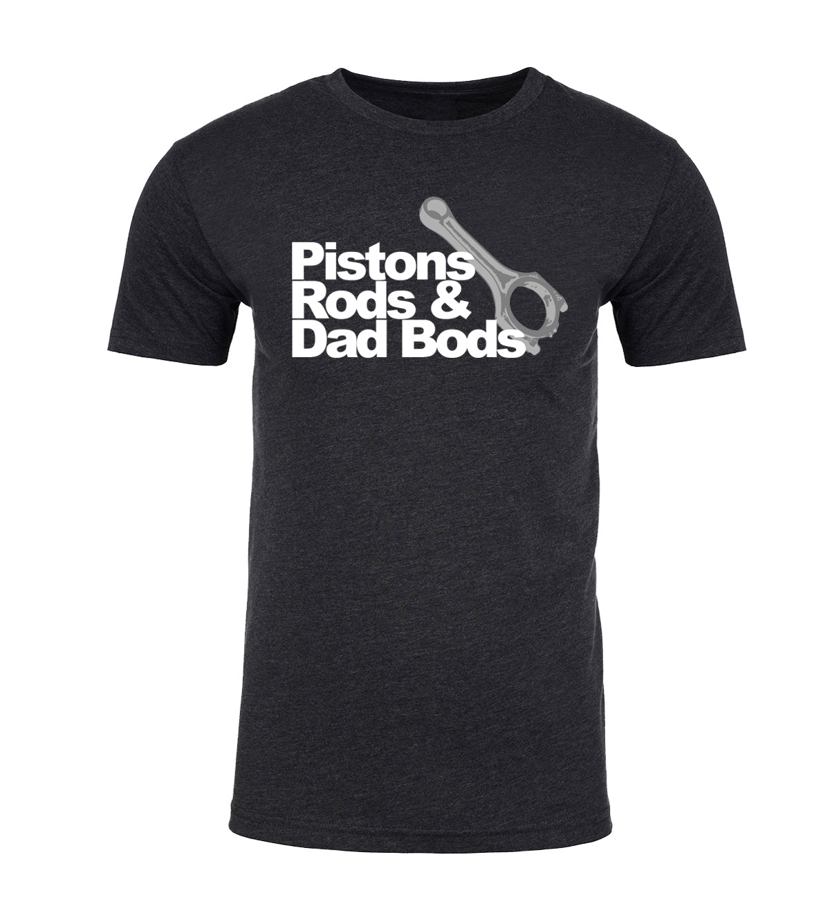 Pistons, Rods & Dad Bods - Simple Image Unisex T Shirts - Mato & Hash