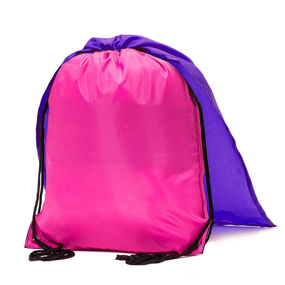 Polyester Drawstring Cape Bag - Full Color DTF Tranfer - Mato & Hash