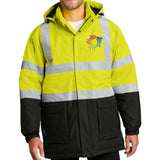 Port Authority® ANSI 107 Class 3 Safety Heavyweight Parka Embroidery