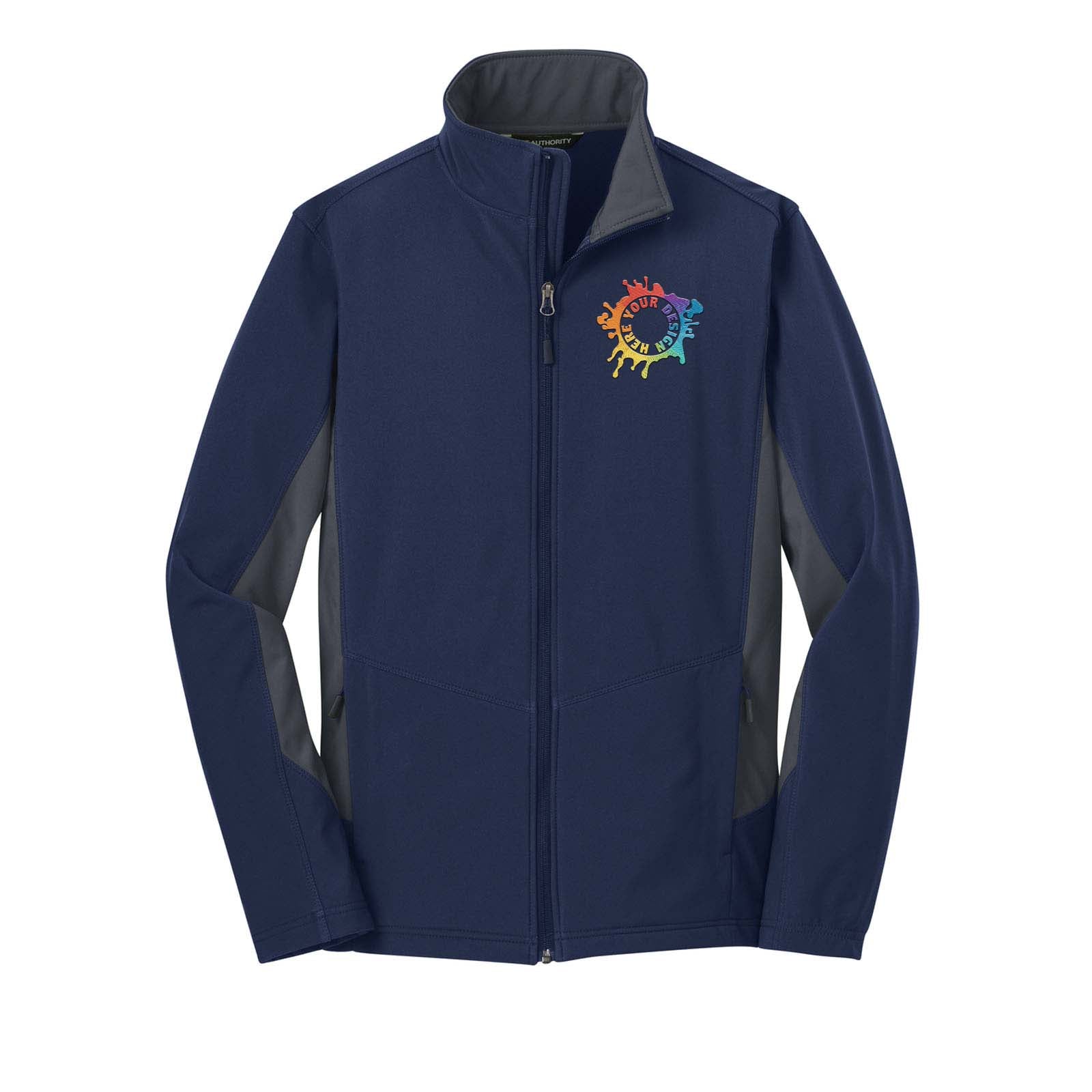 Port Authority® Core Colorblock Soft Shell Jacket Embroidery - Mato & Hash