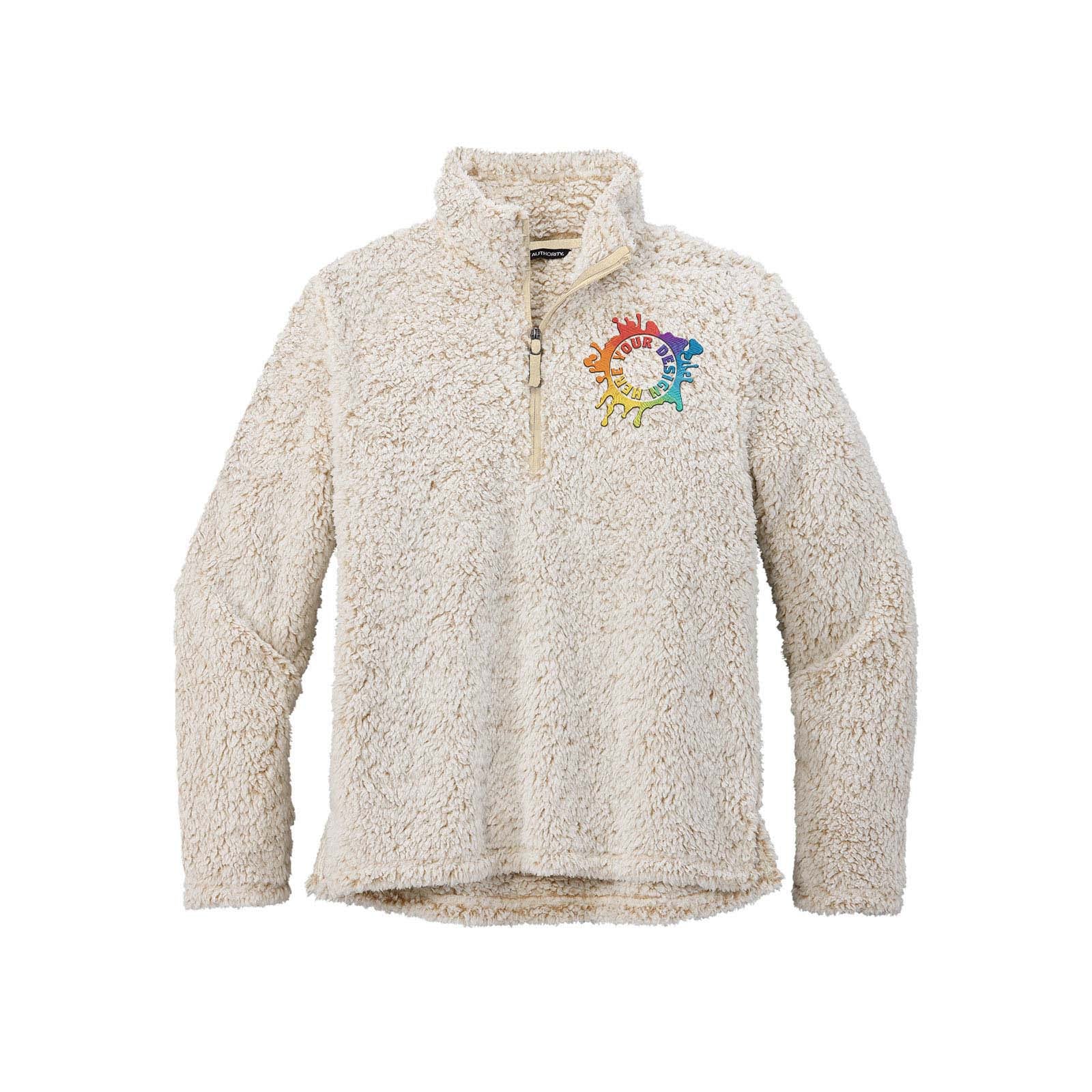 Port Authority® Cozy 1/4-Zip Fleece Jacket Embroidery - Mato & Hash