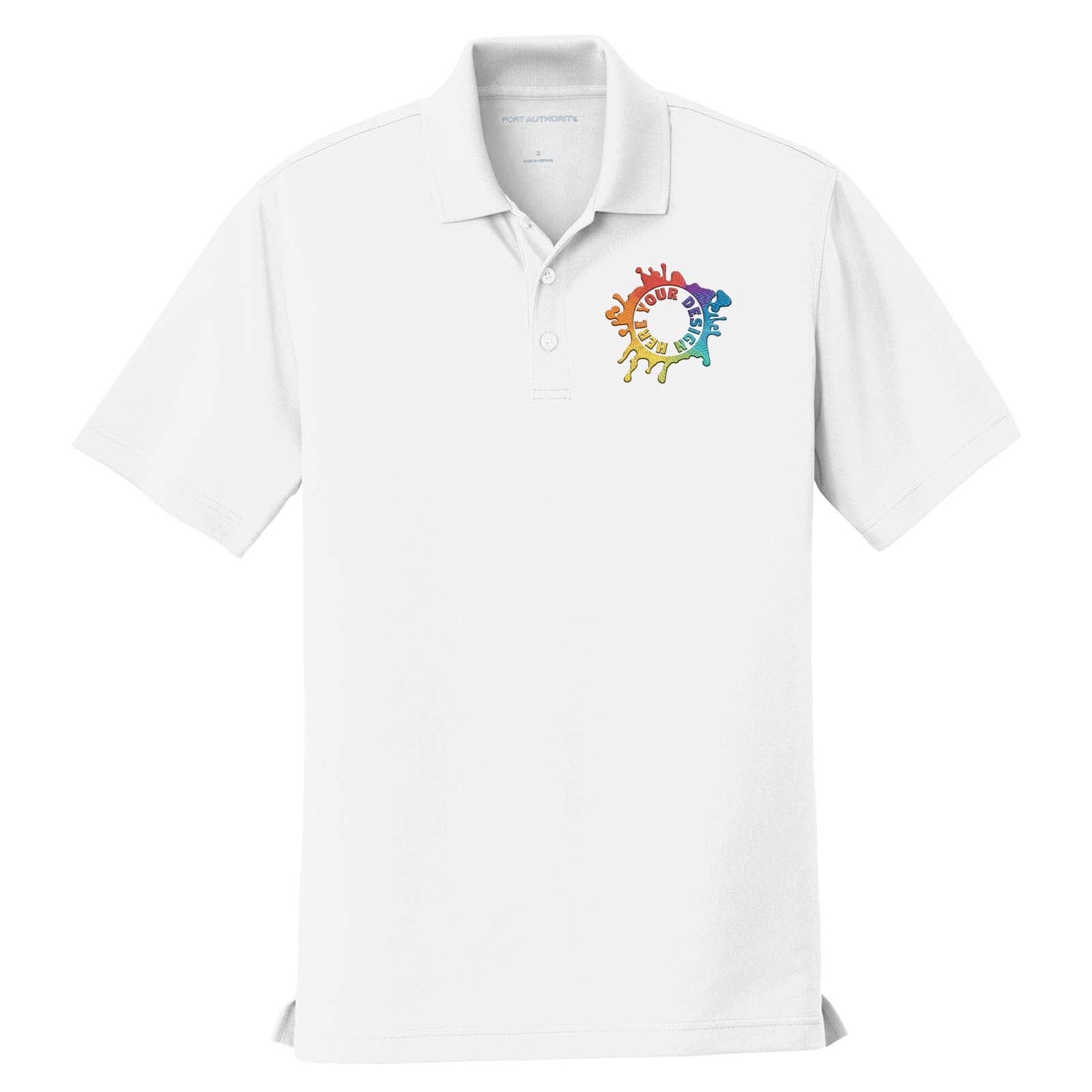 Port Authority® Dry Zone® UV Micro-Mesh Polo Embroidery - Mato & Hash