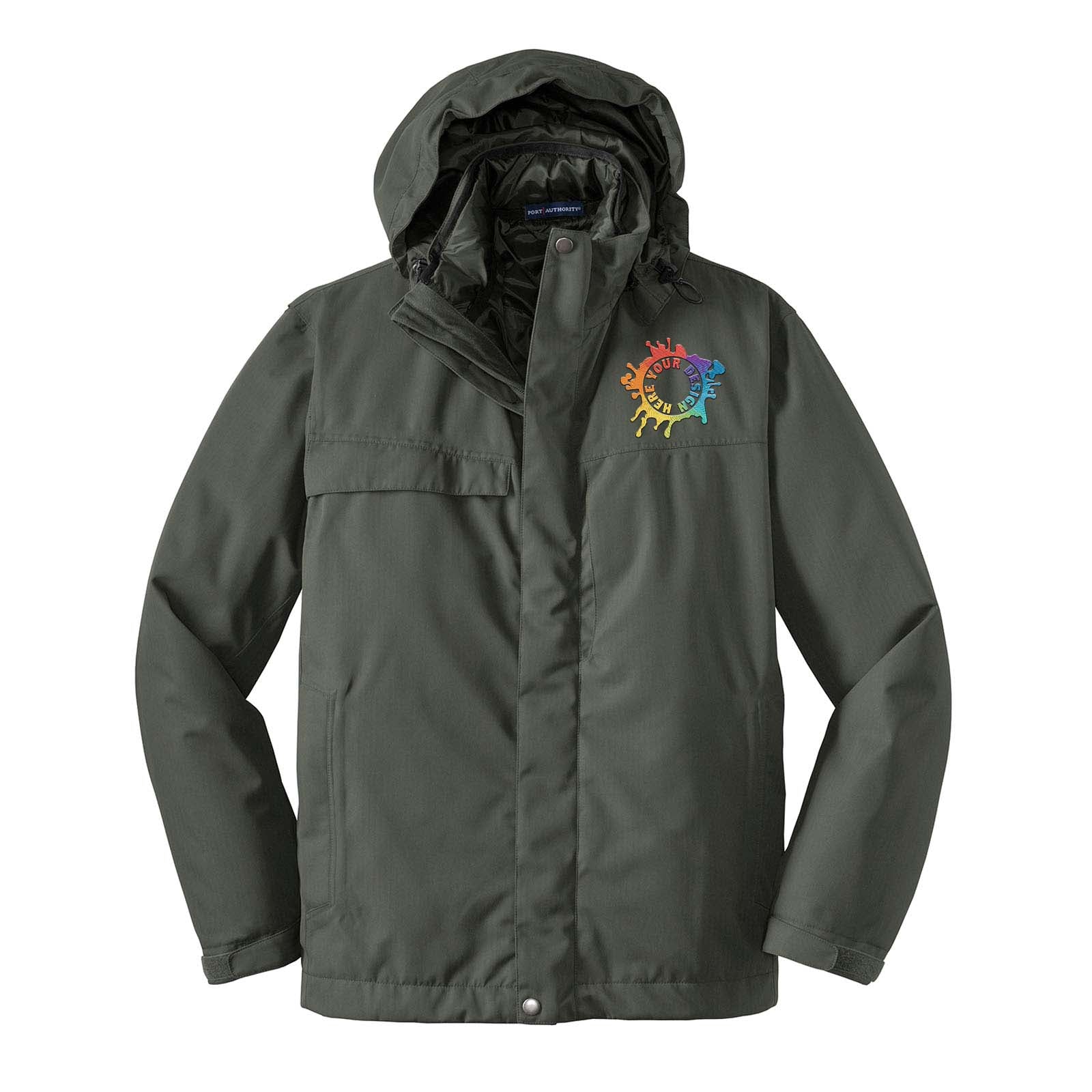 Port Authority® Herringbone 3-in-1 Parka Embroidery - Mato & Hash