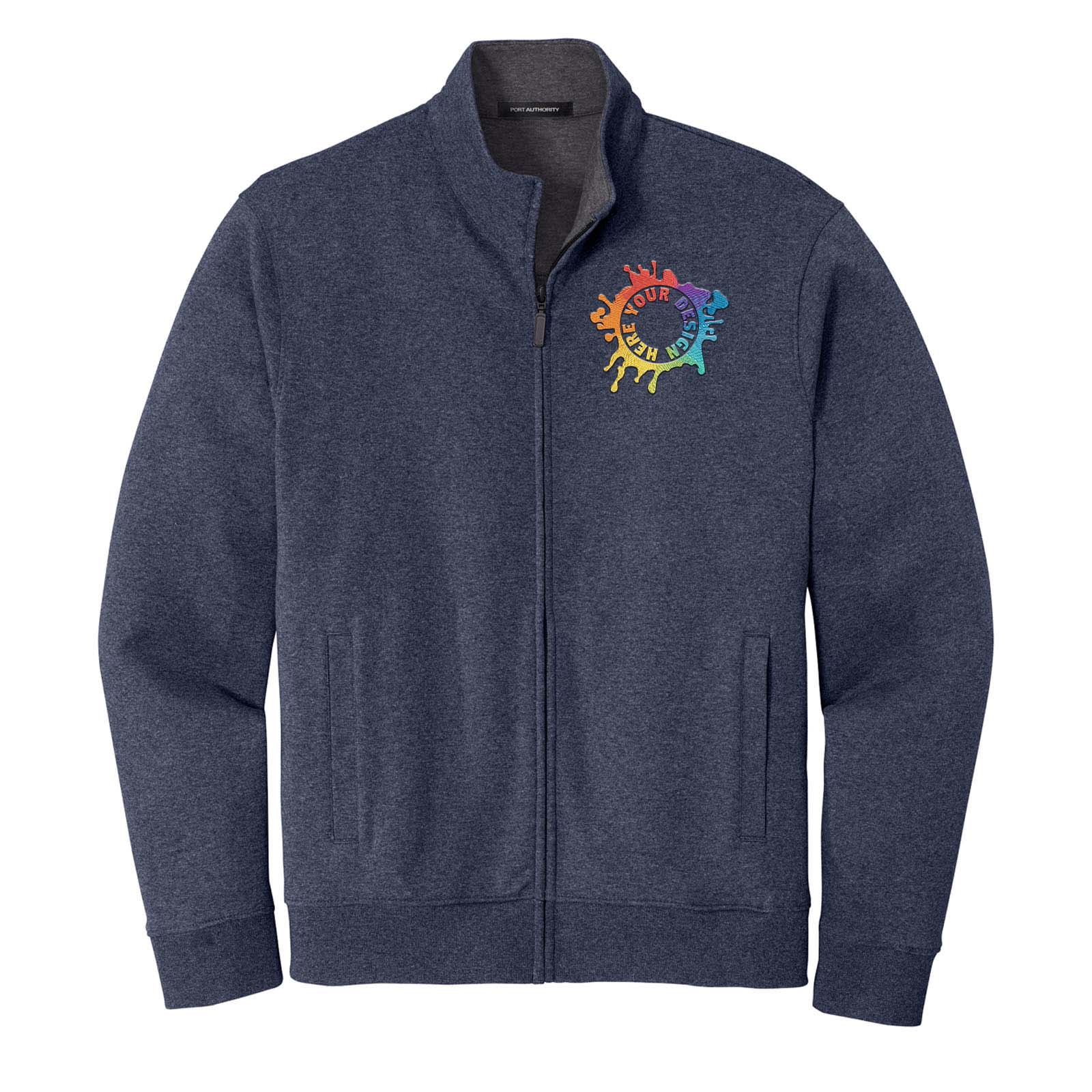 Port Authority® Interlock Full-Zip Jacket Embroidery - Mato & Hash