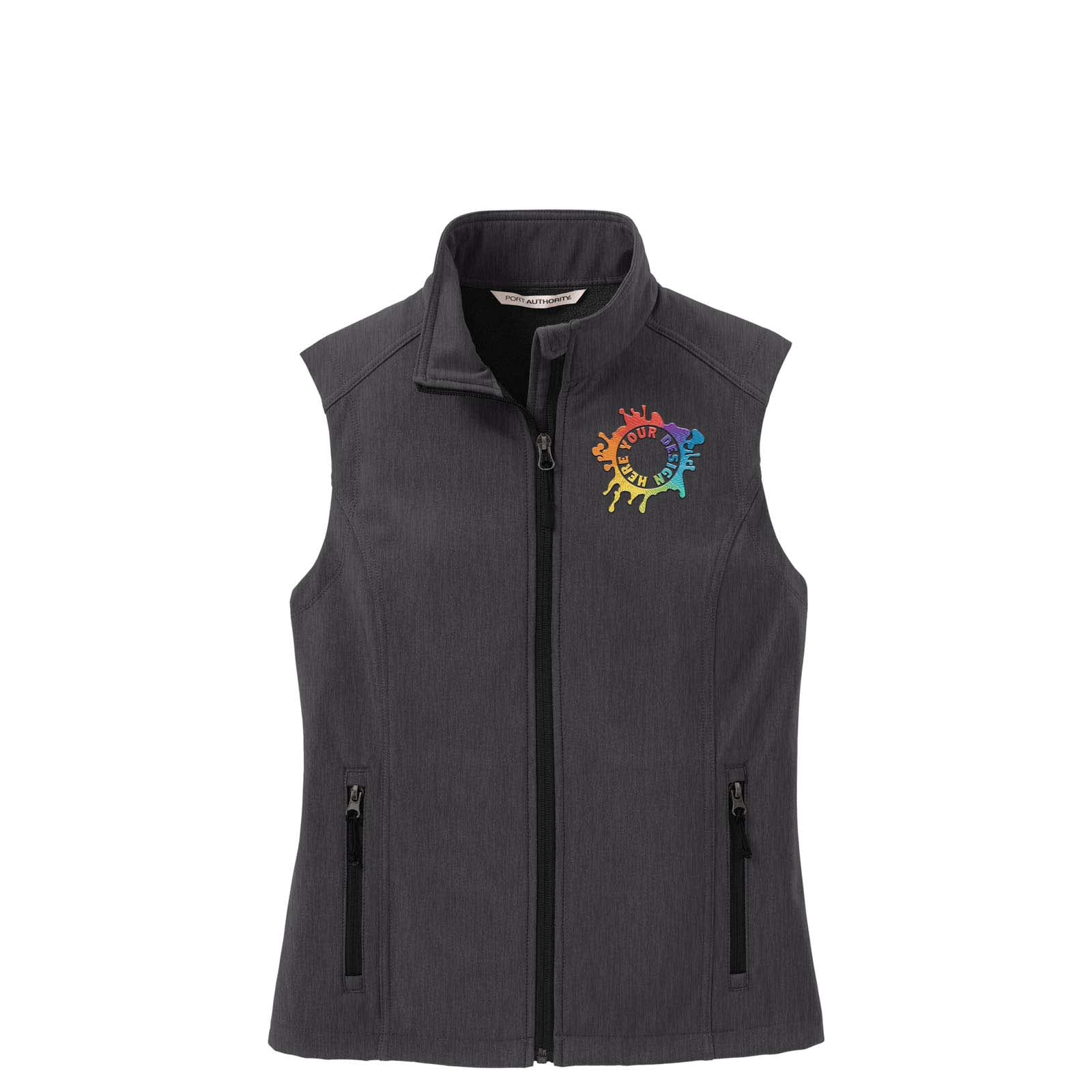 Port Authority® Ladies Core Soft Shell Vest Embroidery - Mato & Hash