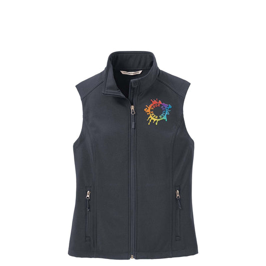 Port Authority® Ladies Core Soft Shell Vest Embroidery - Mato & Hash