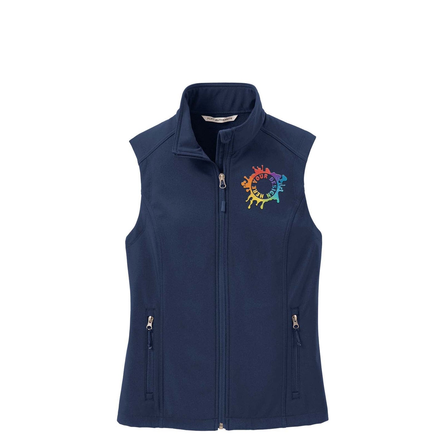 Port Authority® Ladies Core Soft Shell Vest Embroidery - Mato & Hash