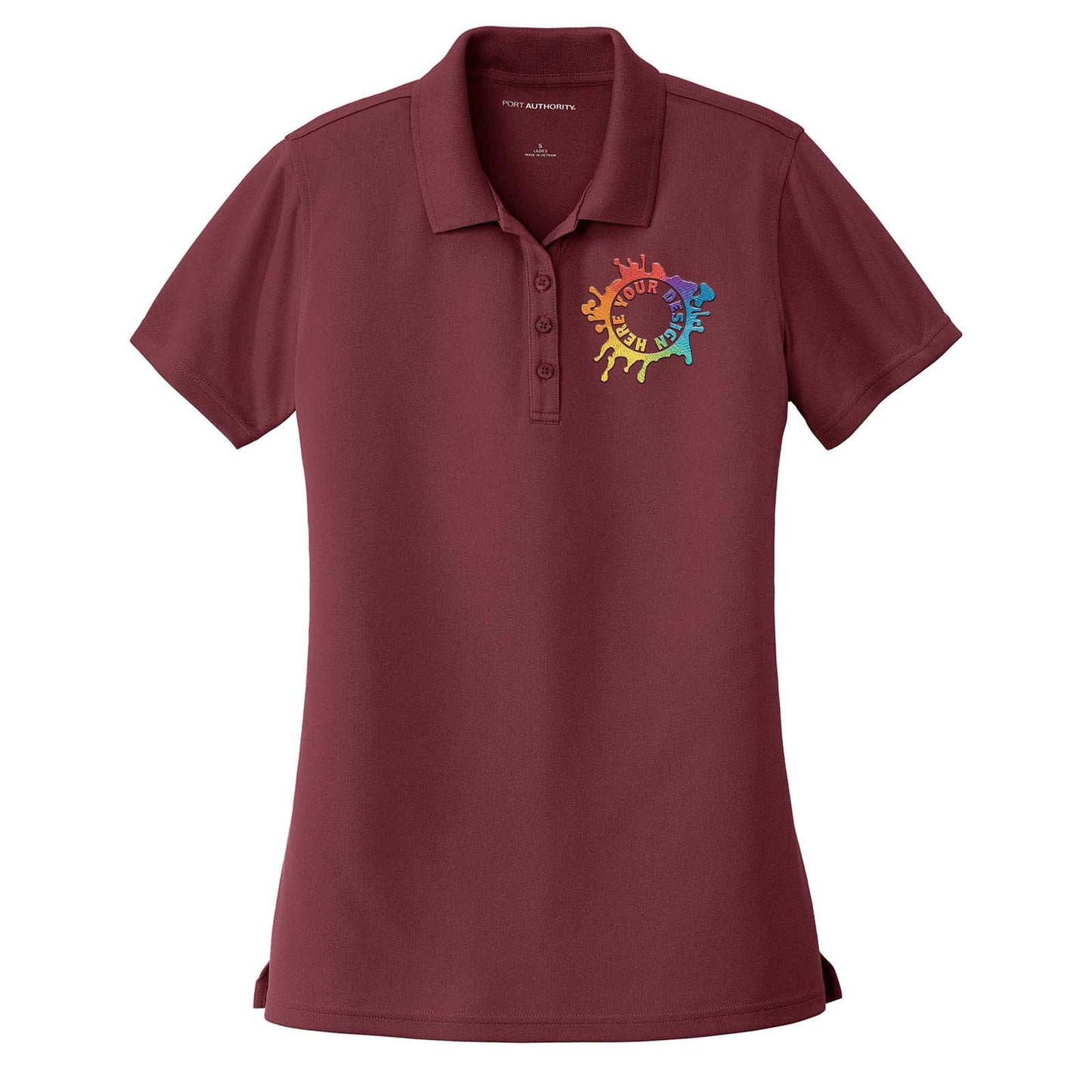 Port Authority® Ladies Dry Zone® UV Micro-Mesh Polo Embroidery - Mato & Hash
