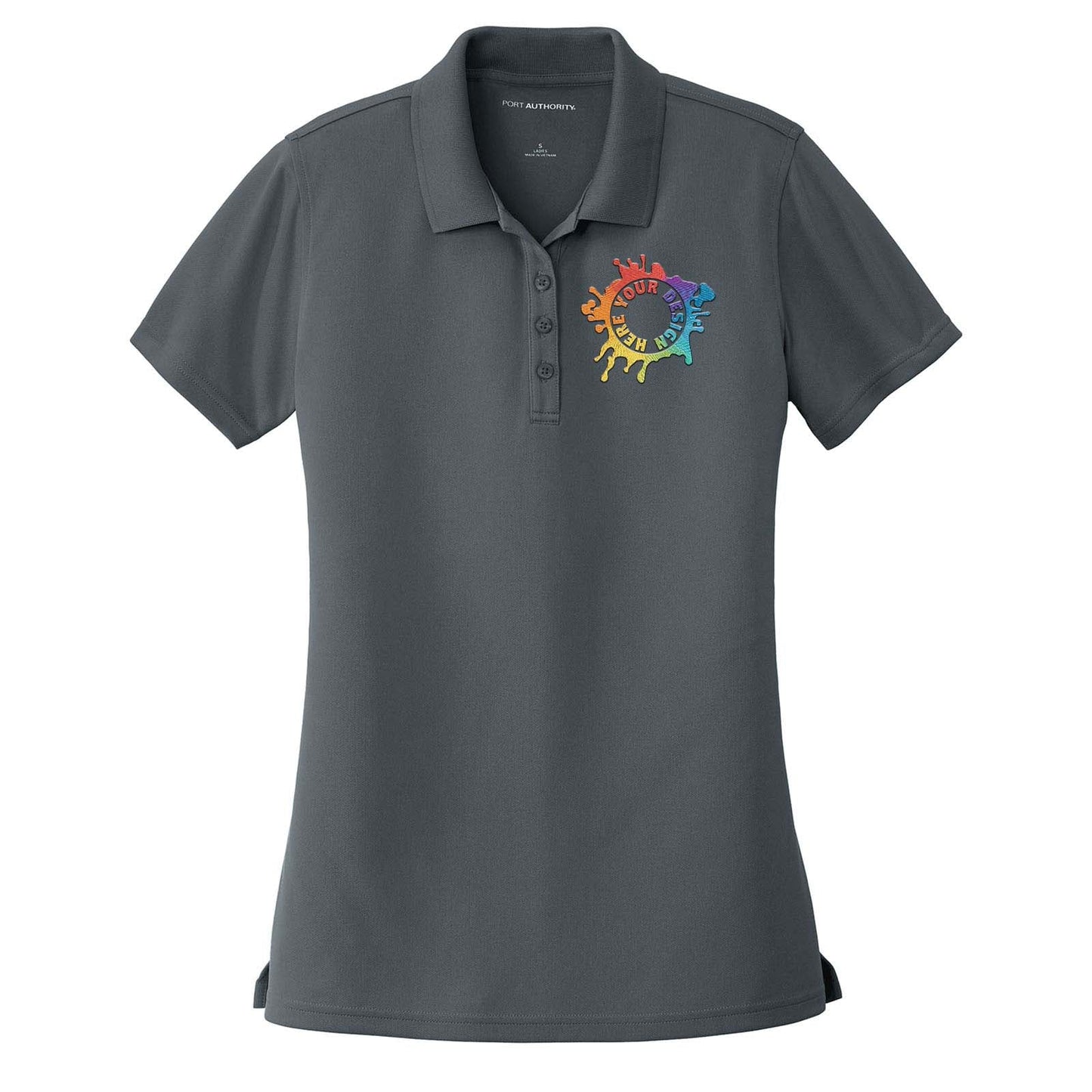 Port Authority® Ladies Dry Zone® UV Micro-Mesh Polo Embroidery - Mato & Hash
