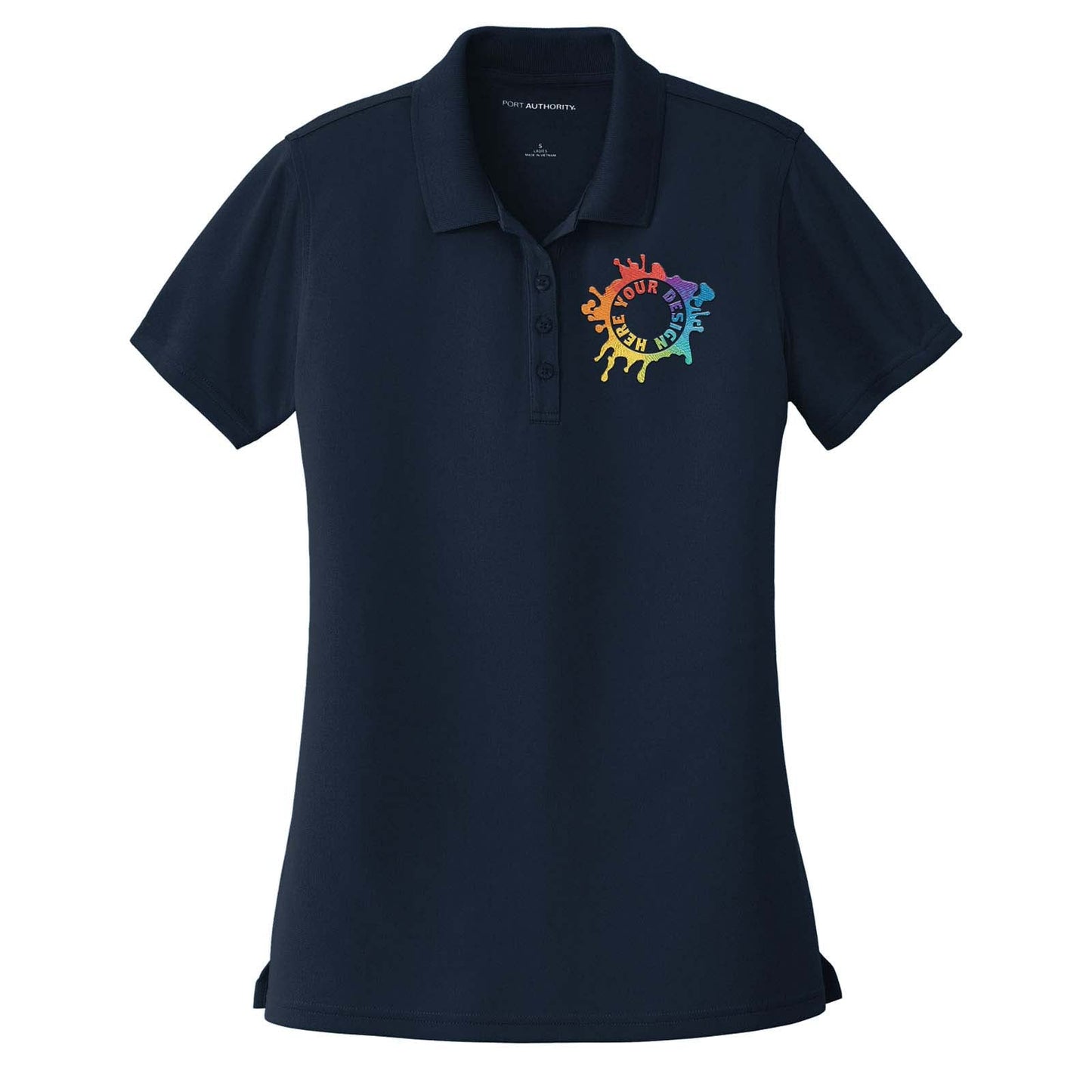 Port Authority® Ladies Dry Zone® UV Micro-Mesh Polo Embroidery - Mato & Hash