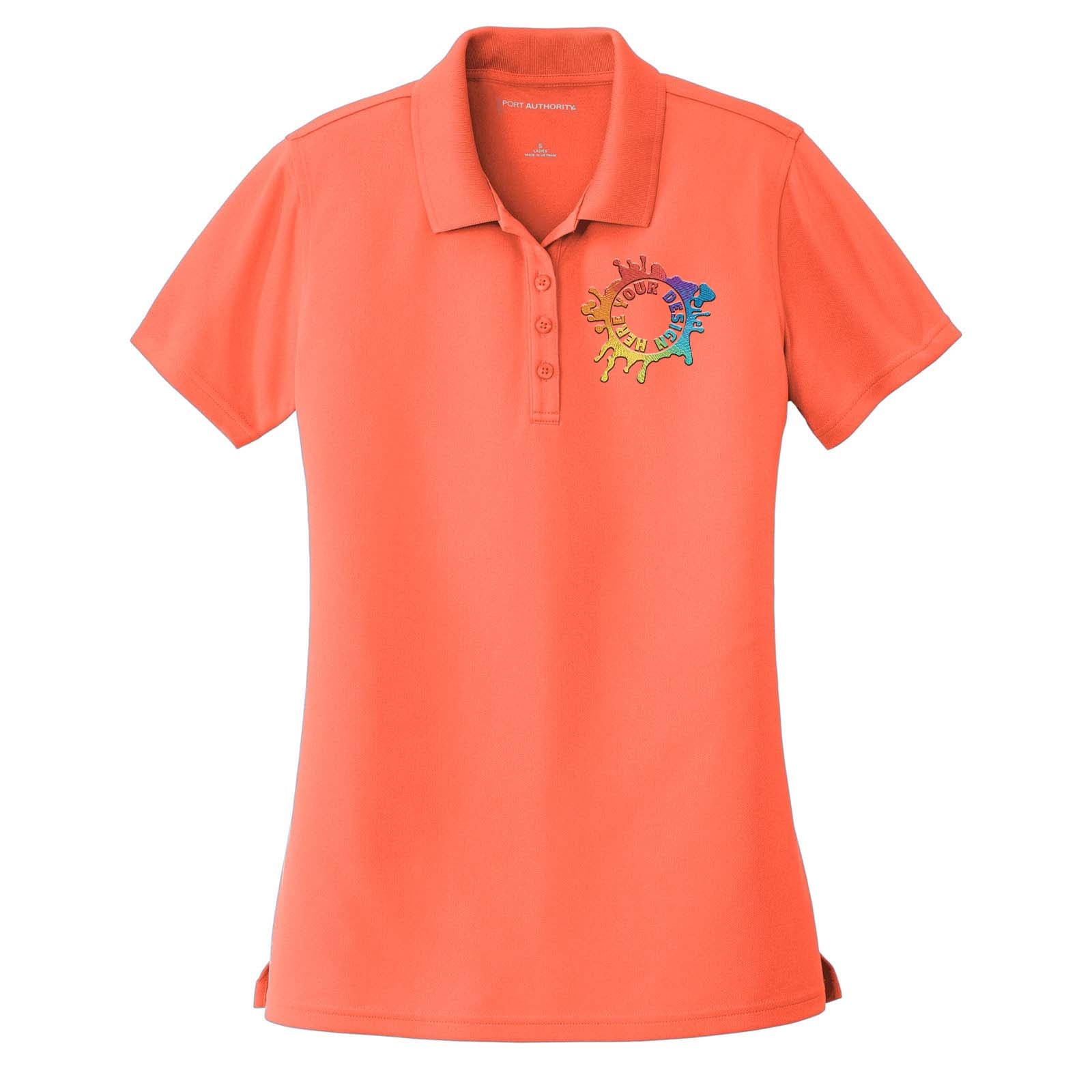 Port Authority® Ladies Dry Zone® UV Micro-Mesh Polo Embroidery - Mato & Hash