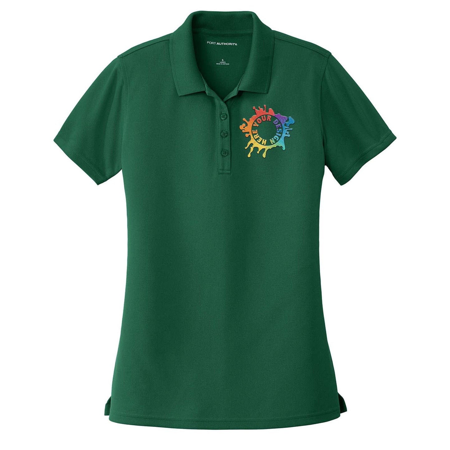 Port Authority® Ladies Dry Zone® UV Micro-Mesh Polo Embroidery - Mato & Hash