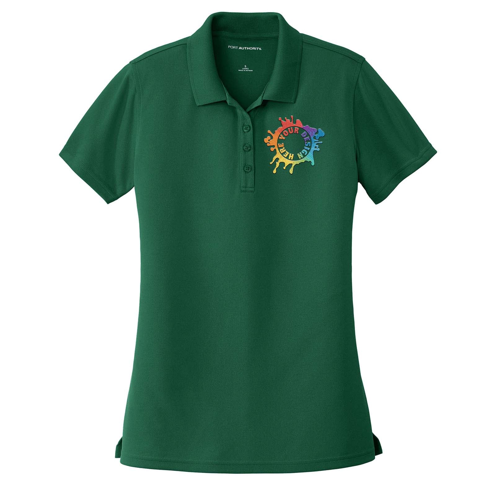 Port Authority® Ladies Dry Zone® UV Micro-Mesh Polo Embroidery - Mato & Hash