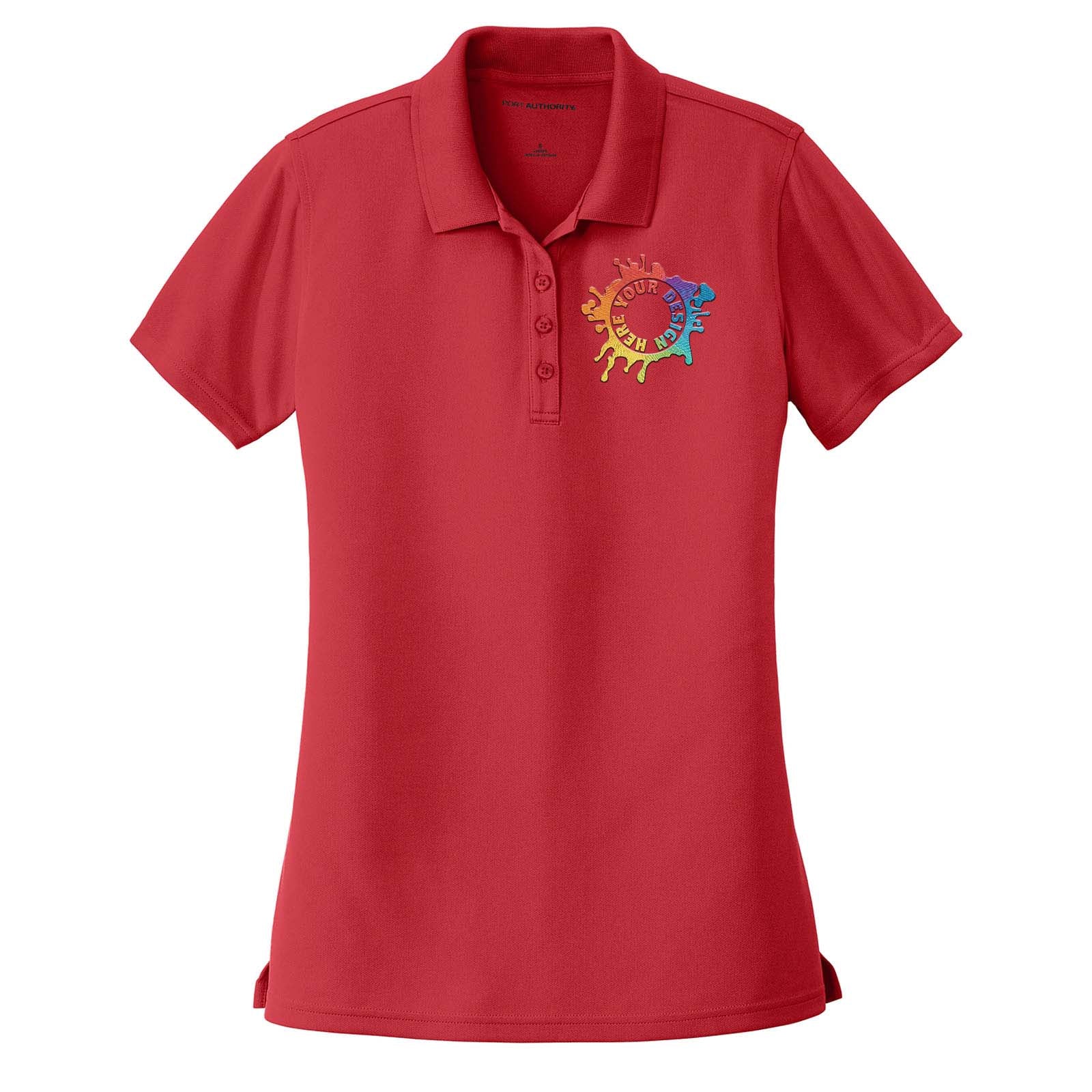 Port Authority® Ladies Dry Zone® UV Micro-Mesh Polo Embroidery - Mato & Hash