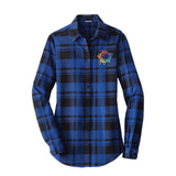 Port Authority® Ladies Plaid Flannel Tunic Embroidery - Mato & Hash